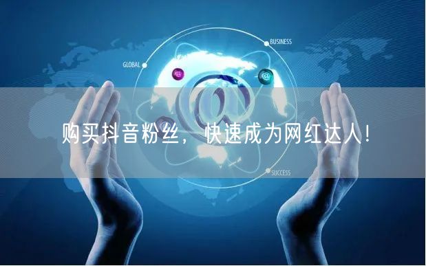 购买抖音粉丝，快速成为网红达人！