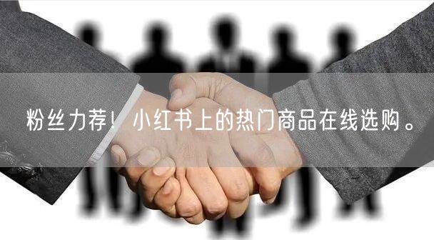 粉丝力荐！小红书上的热门商品在线选购。