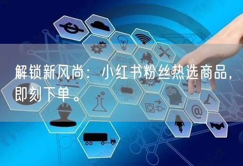 解锁新风尚：小红书粉丝热选商品，即刻下单。