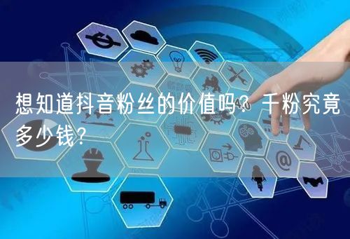 想知道抖音粉丝的价值吗？千粉究竟多少钱？