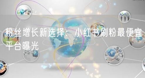 粉丝增长新选择：小红书刷粉最便宜平台曝光