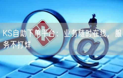 KS自助下单平台：业务随时在线，服务不打烊