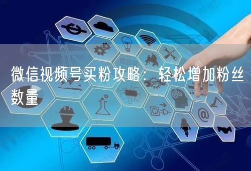 微信视频号买粉攻略：轻松增加粉丝数量