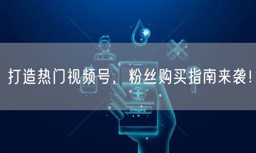 打造热门视频号，粉丝购买指南来袭！