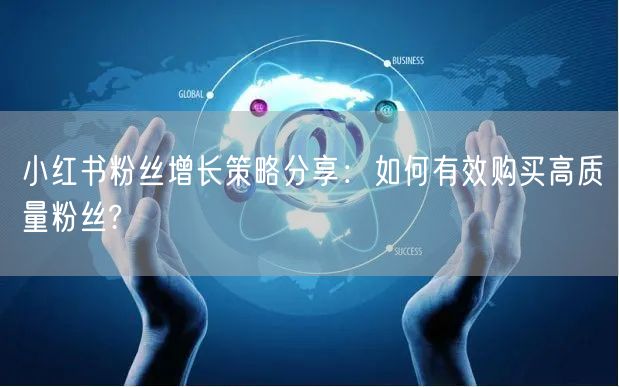 小红书粉丝增长策略分享：如何有效购买高质量粉丝?