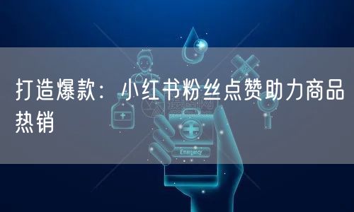 打造爆款：小红书粉丝点赞助力商品热销