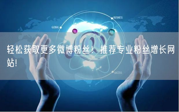 轻松获取更多微博粉丝！推荐专业粉丝增长网站!