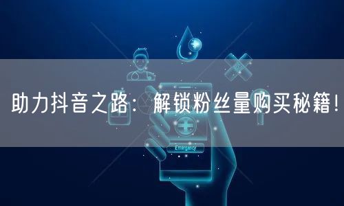 助力抖音之路：解锁粉丝量购买秘籍！