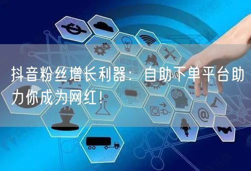 抖音粉丝增长利器：自助下单平台助力你成为网红！