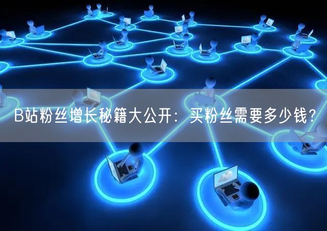 B站粉丝增长秘籍大公开：买粉丝需要多少钱？