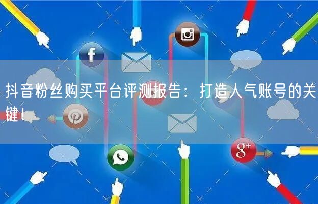 抖音粉丝购买平台评测报告：打造人气账号的