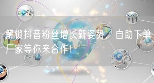 解锁抖音粉丝增长新姿势,自助下单厂家等你来合作!