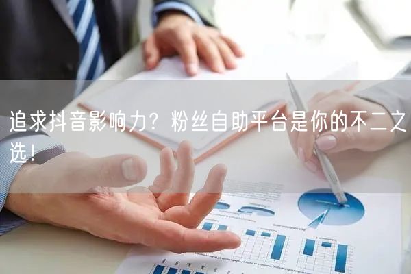 追求抖音影响力？粉丝自助平台是你的不二之