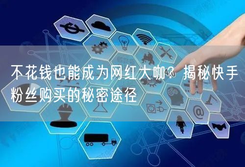 不花钱也能成为网红大咖？揭秘快手粉丝购买的秘密途径